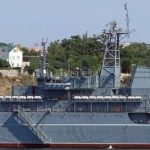 Ukraine Strikes Russian Landing Ship in Occupied Crimea