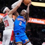 Gilgeous-Alexander, Holmgren Lead Thunder to 136-128 Win Over Wizards