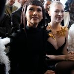 Zendaya Stuns in Black Gown with Dramatic Spiked Train at Schiaparelli’s Surreal Paris Couture Show